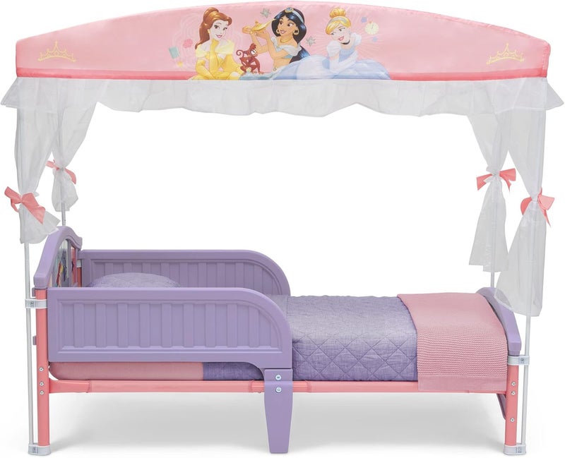 Delta Children Disney Princess Canopy Toddler Bed - Image 5